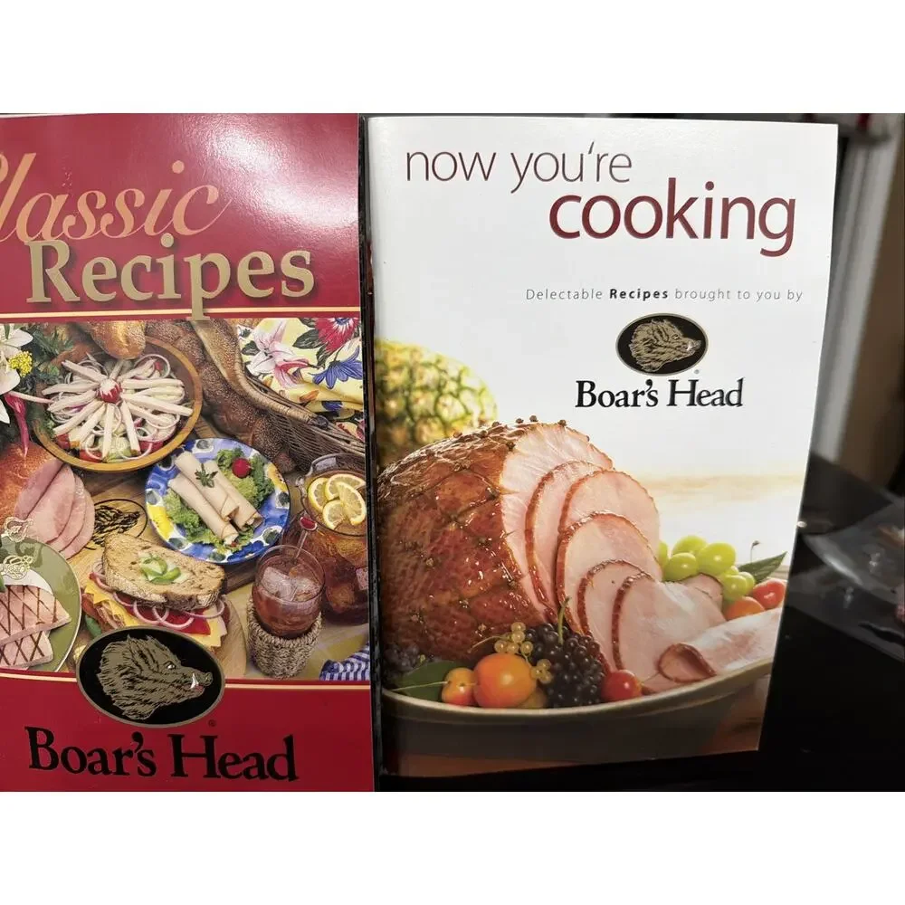 2 Boar’s Head Cooking CLASSIC RECIPES‎ & Now You’re Cooking (Paperback) Vintage